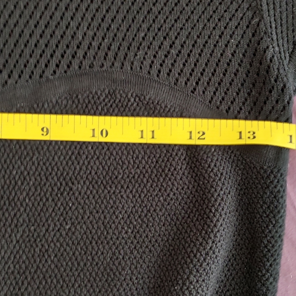 2/$10: BCBG Silk knit crochet "Emily" peplum top - Picture 10 of 13